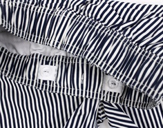 Name It dark sapphire stribede badeshorts